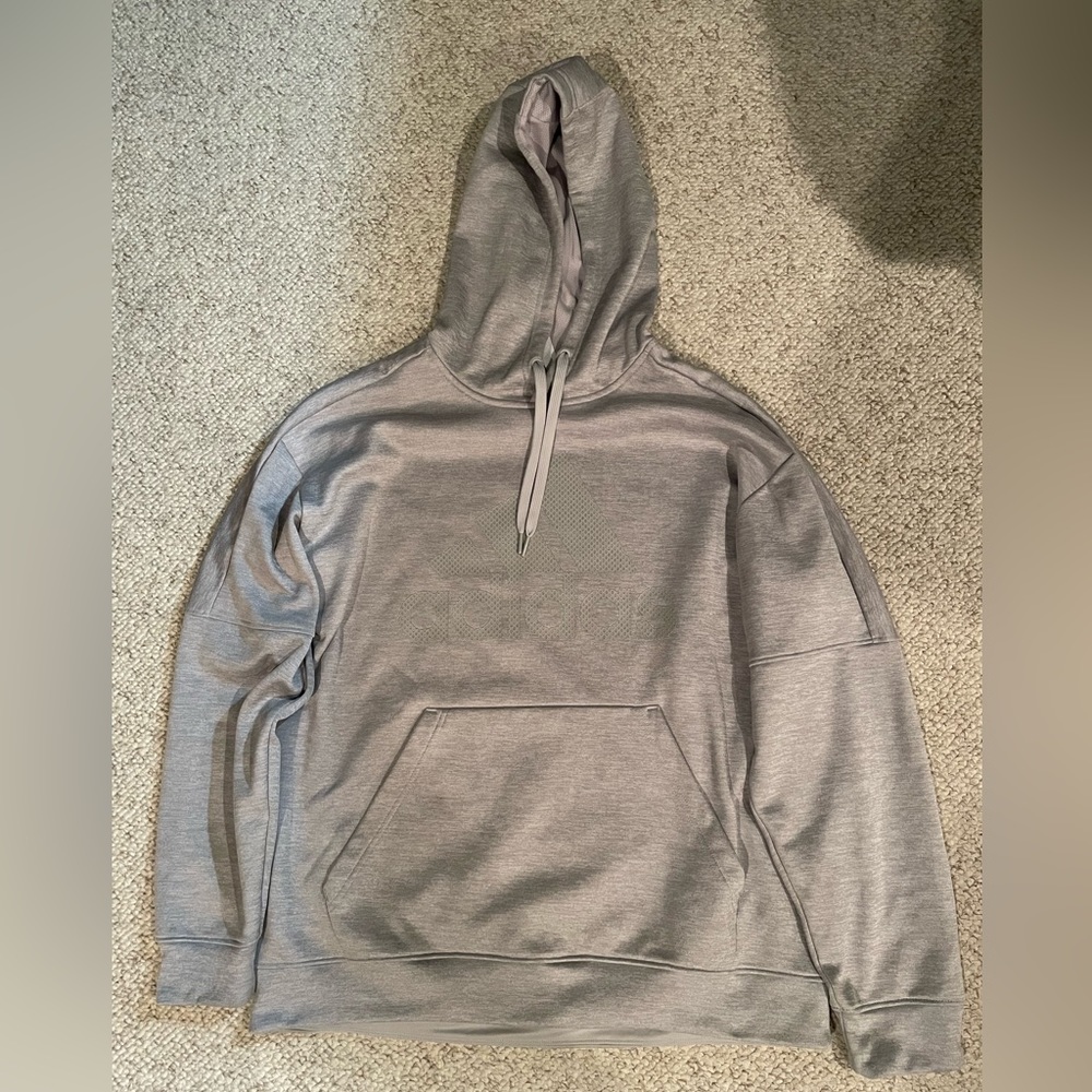 Men’s Adidas Hooded Sweatshirt with Front Pocket
